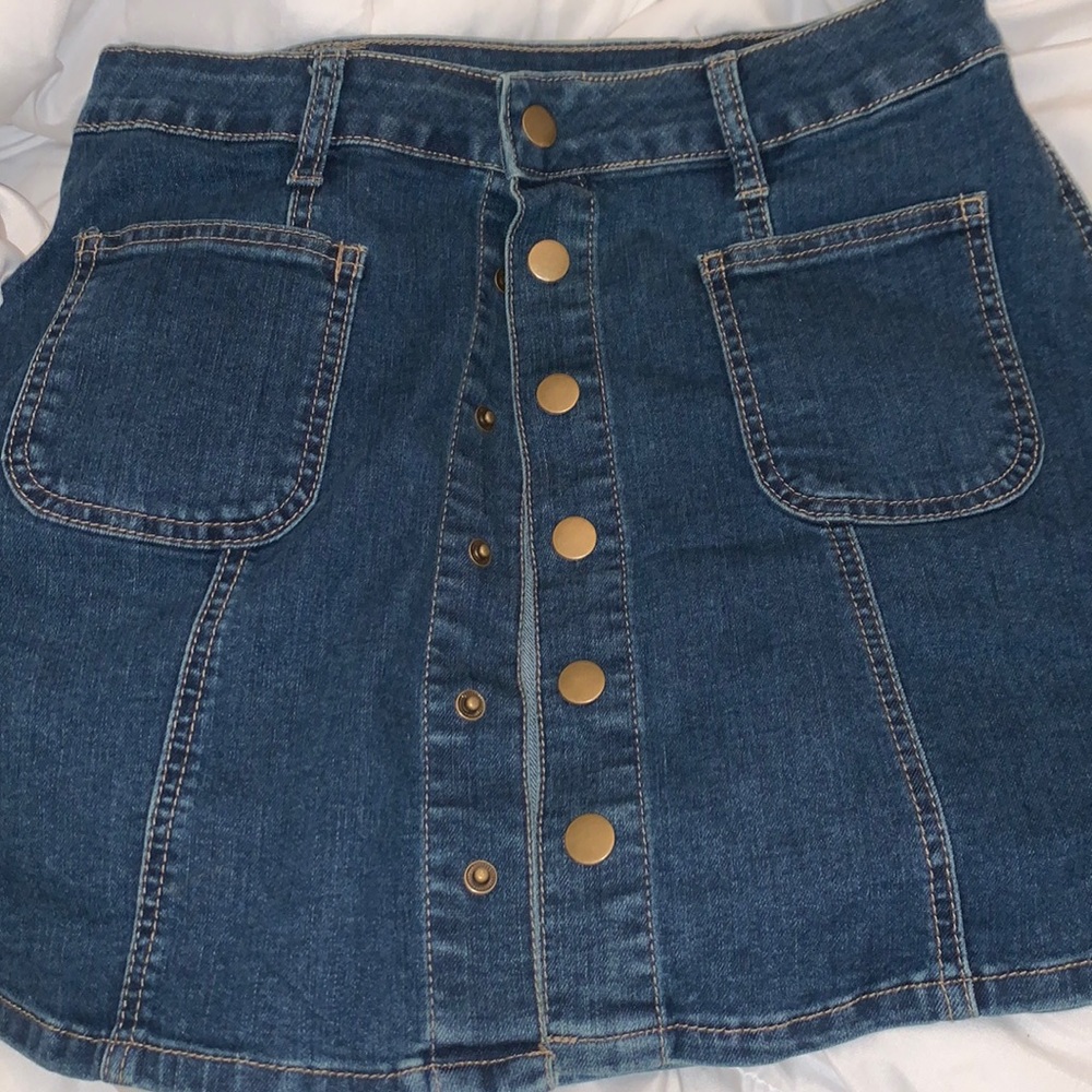 Altars State jean skirt.